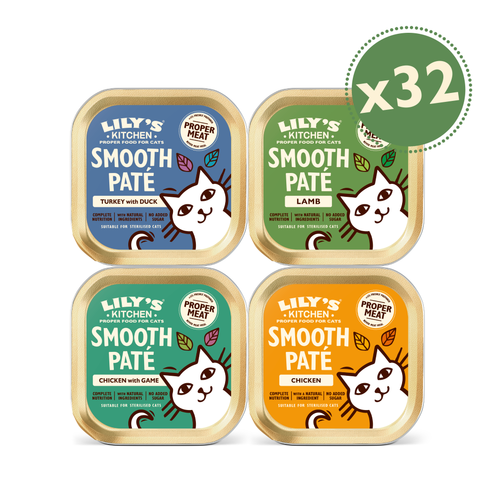 Paté Selection Multipack for Cats (32 x 85g)