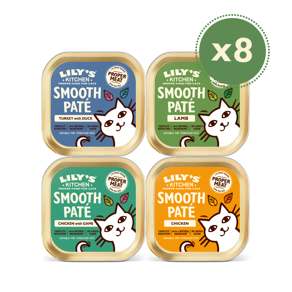 Paté Selection Multipack for Cats (8 x 85g)