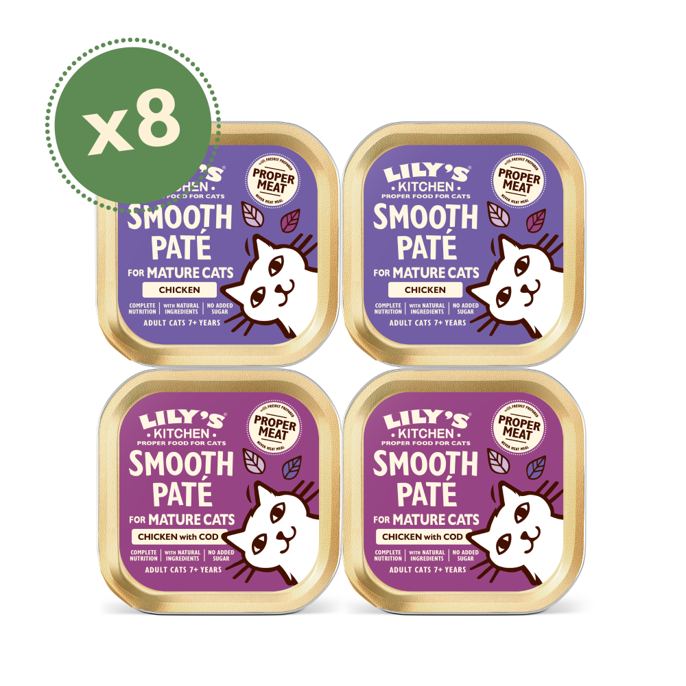 Paté Selection Multipack for Mature Cats (8 x 85g)