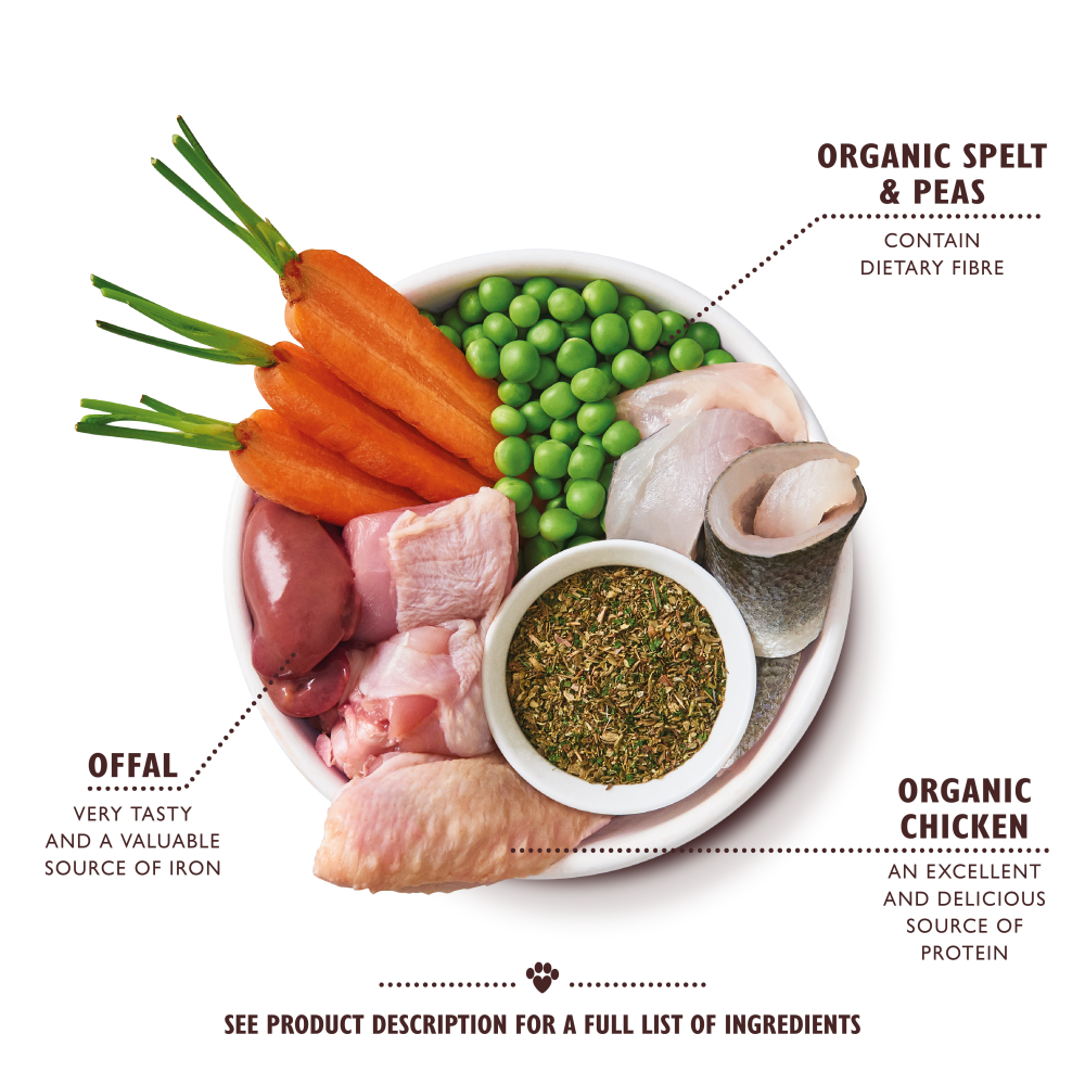 Organic Dinner for Puppies (150g)