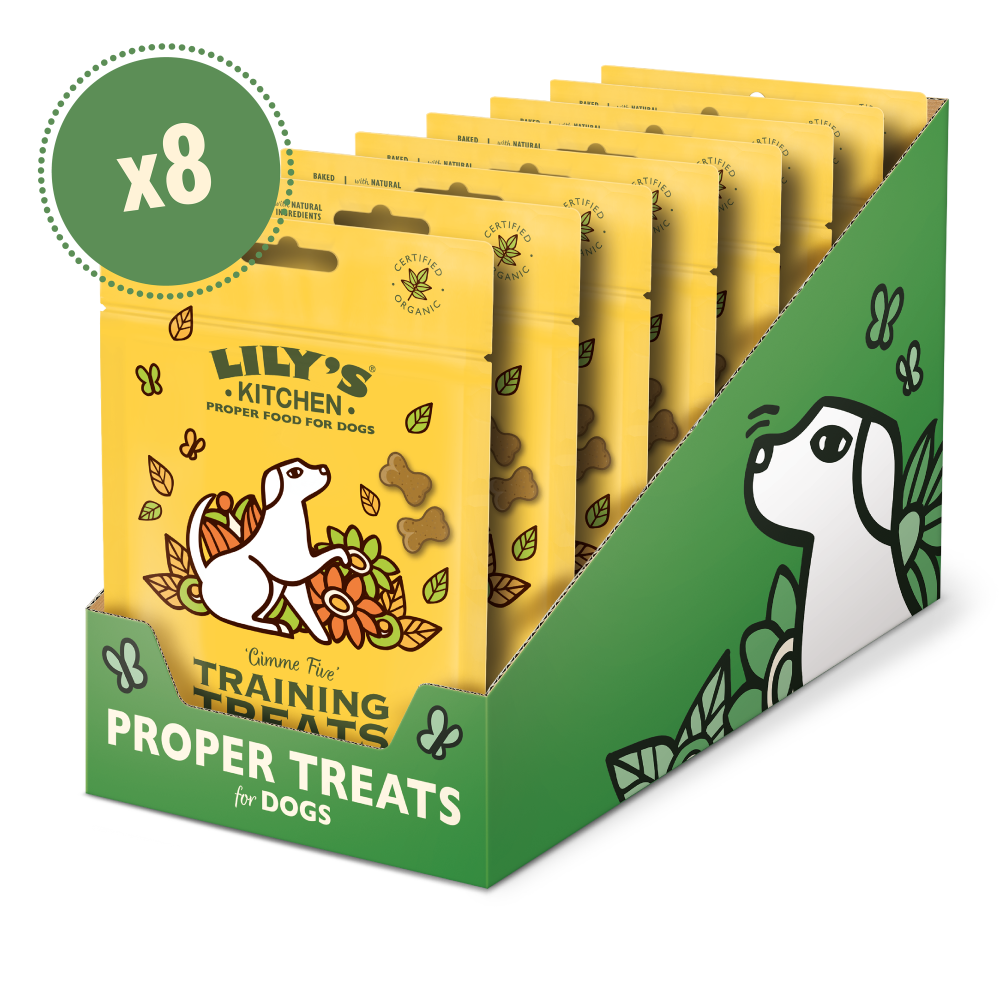 Organic Training Treats with Cheese & Apple (8 x 80g)