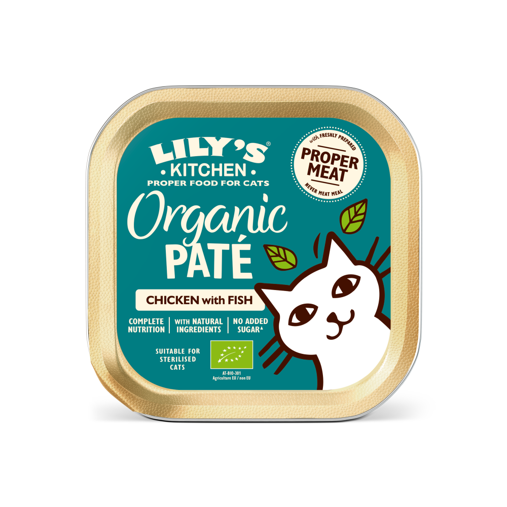 Organic Chicken with Fish Paté (85g)