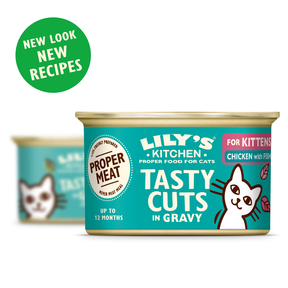 Chicken with Fish Tasty Cuts in Gravy for Kittens (85g)