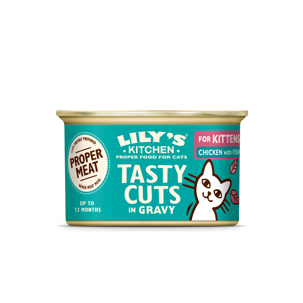 Chicken with Fish Tasty Cuts in Gravy for Kittens (85g)