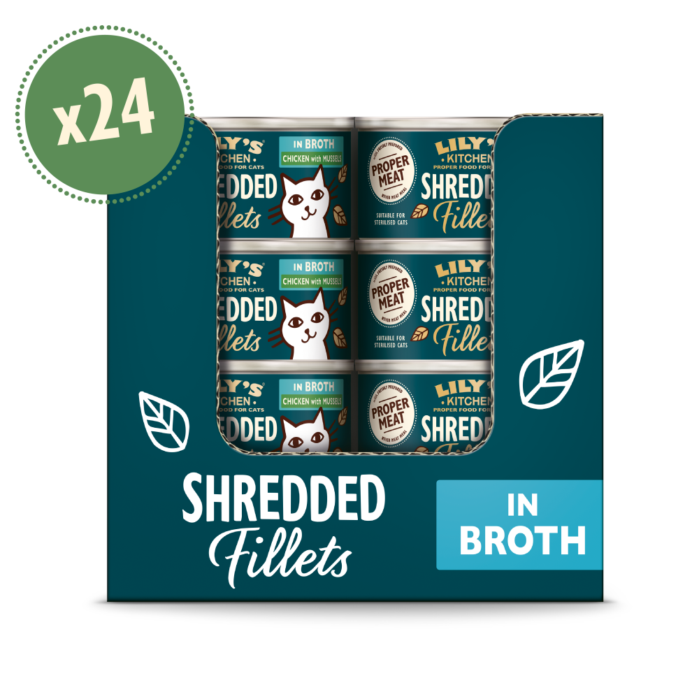 Chicken with Mussels Shredded Fillets in Broth (24 x 70g)