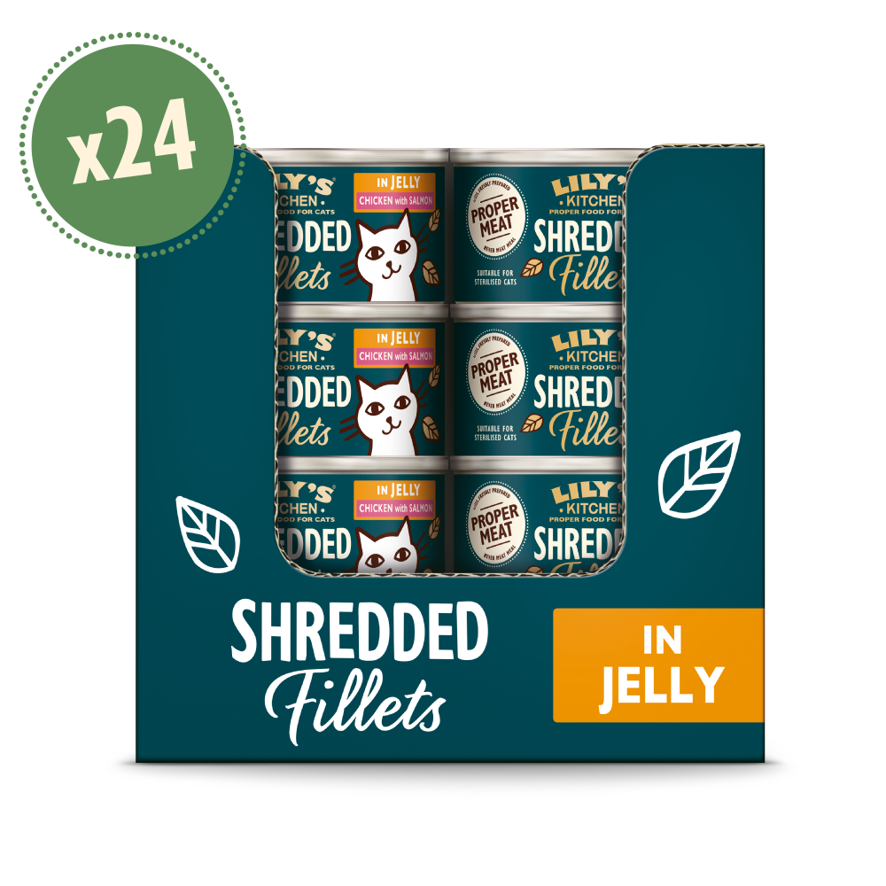 Chicken with Salmon Shredded Fillets in Jelly (24 x 70g)