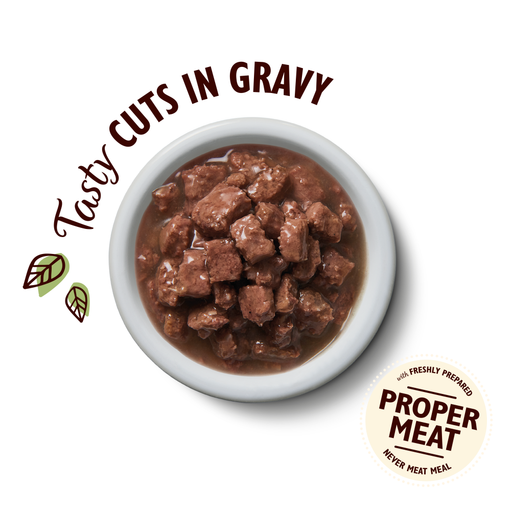Chicken with Fish Tasty Cuts in Gravy for Mature Cats (85g)