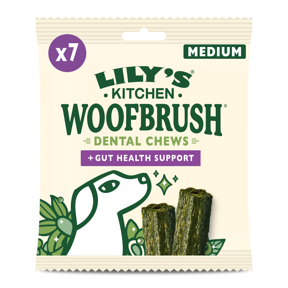 Medium Woofbrush Gut Health Dental Chew Multipack (196g)