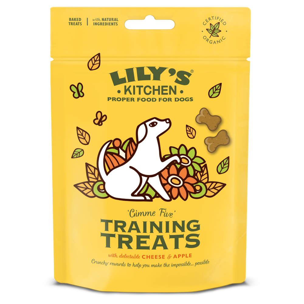 Organic Training Treats with Cheese & Apple (80g)