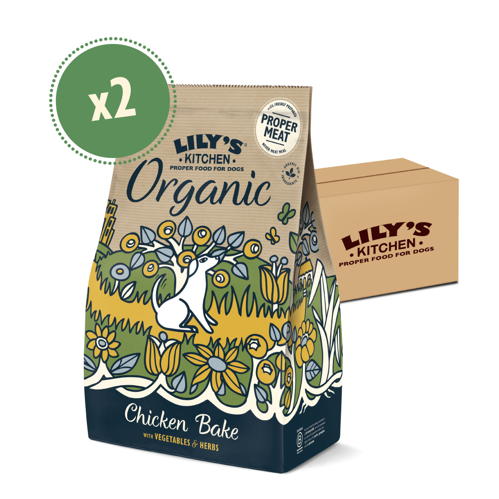 Organic Chicken & Vegetable Dry Food (2 x 7kg)