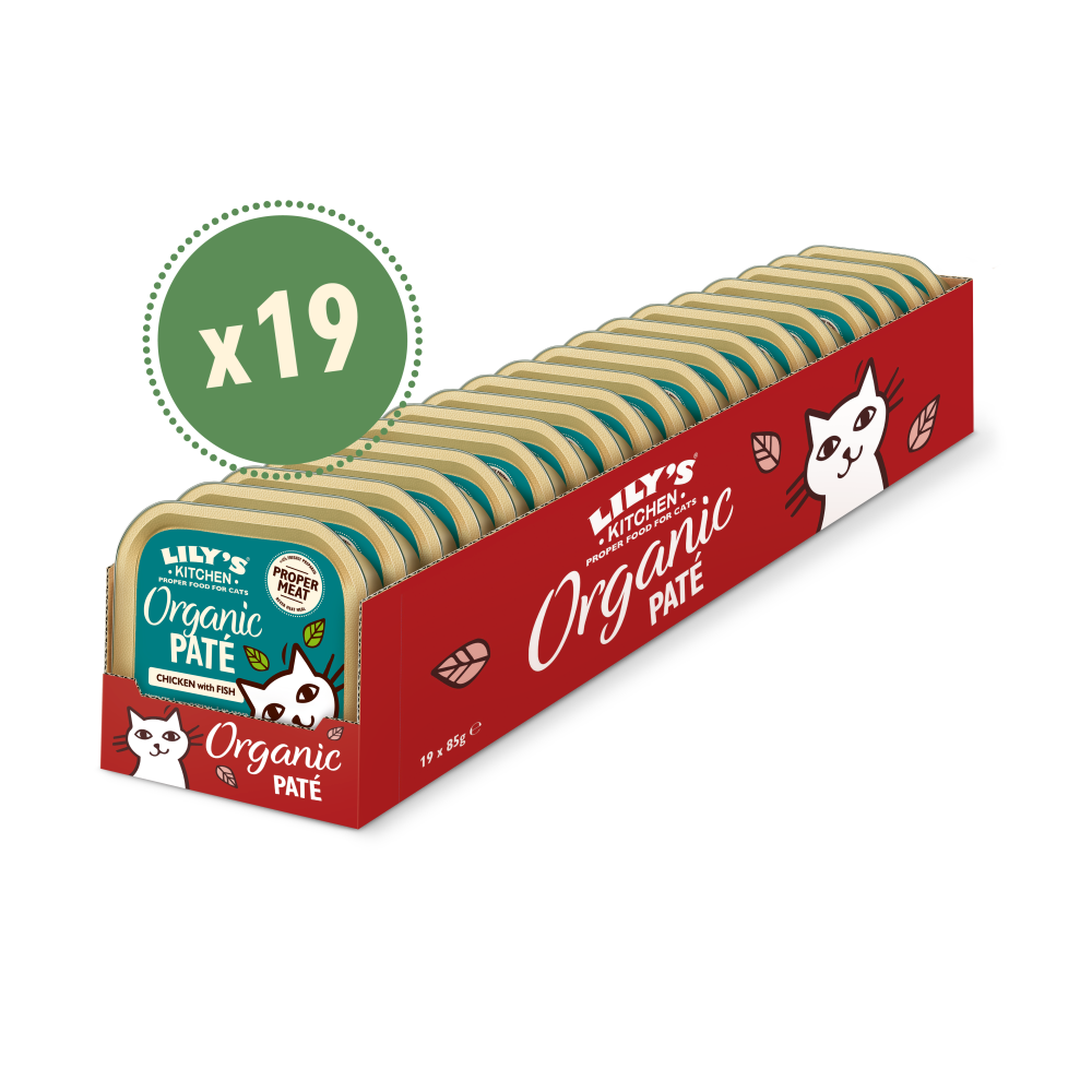 Organic Chicken with Fish Paté (19 x 85g)