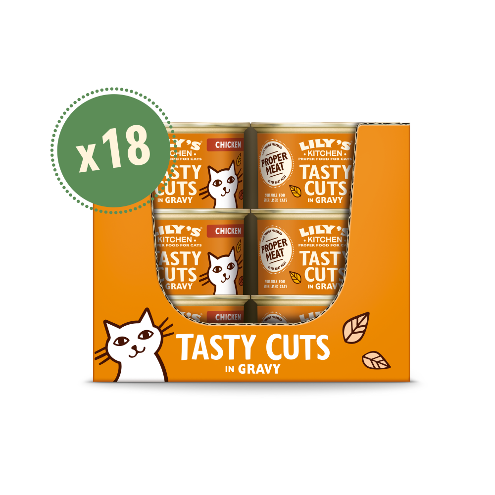 Chicken Tasty Cuts in Gravy (18 x 85g)