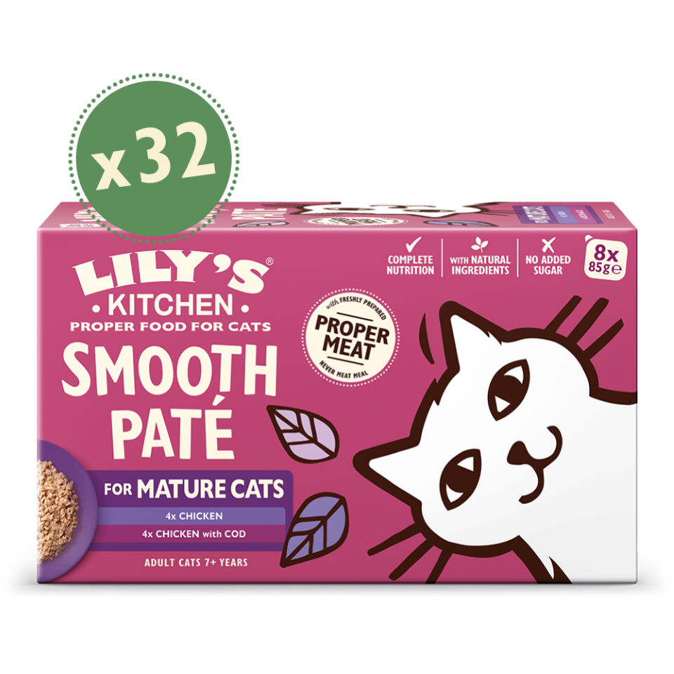 Paté Selection Multipack for Mature Cats (32 x 85g)