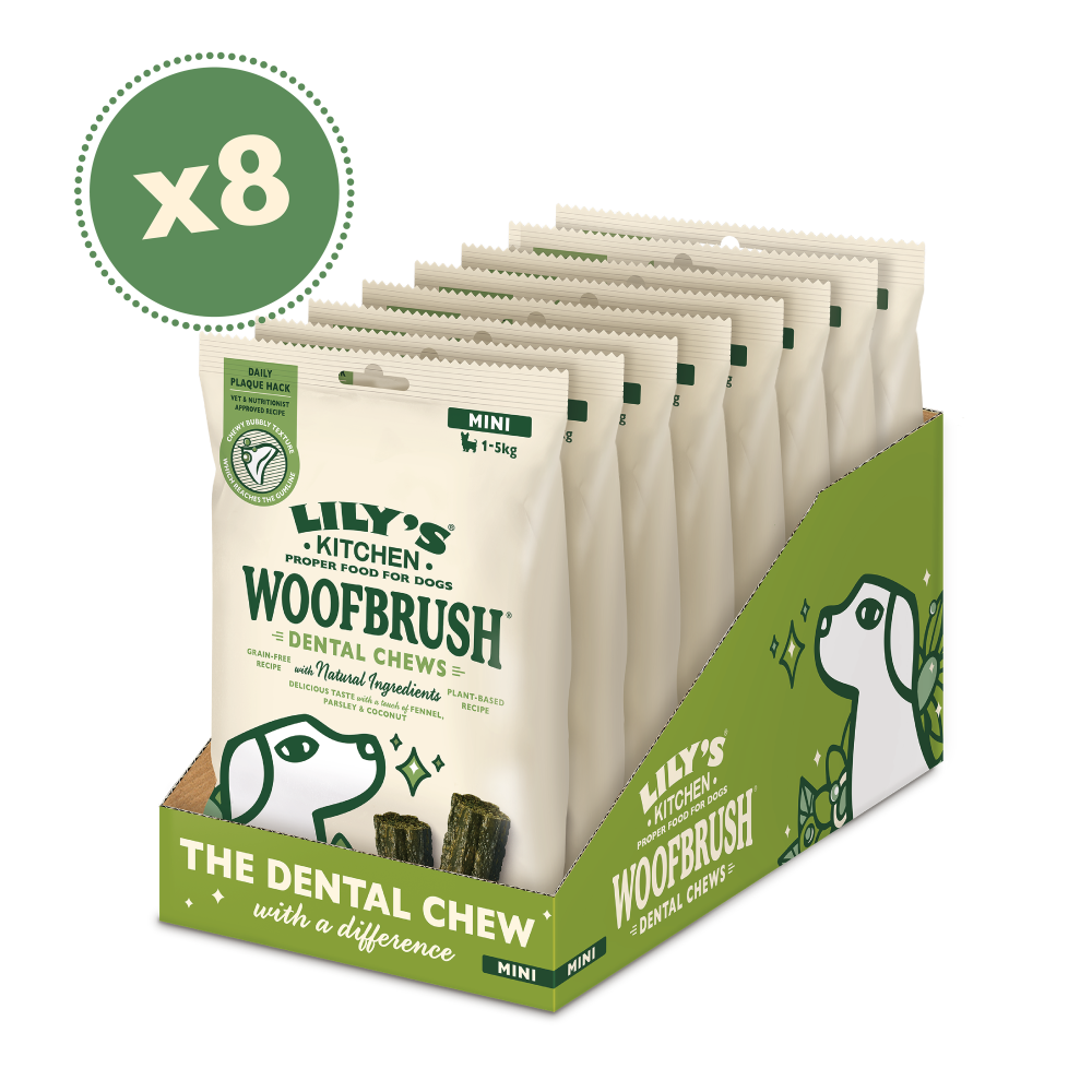 Mini Woofbrush Dental Chew Multipacks (8 x 130g)
