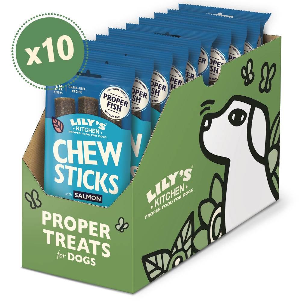 Chew Sticks with Salmon (10 x 120g)