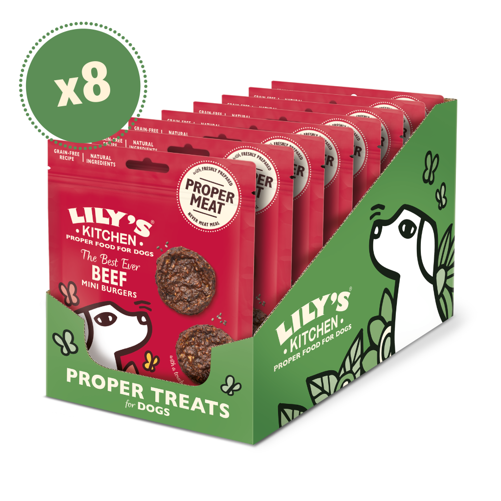 Lily's Kitchen dog the best ever beef mini burgers Per Stazak 70 g Lily's Kitchen dog the best ever beef mini burgers Per Stazak 70 g