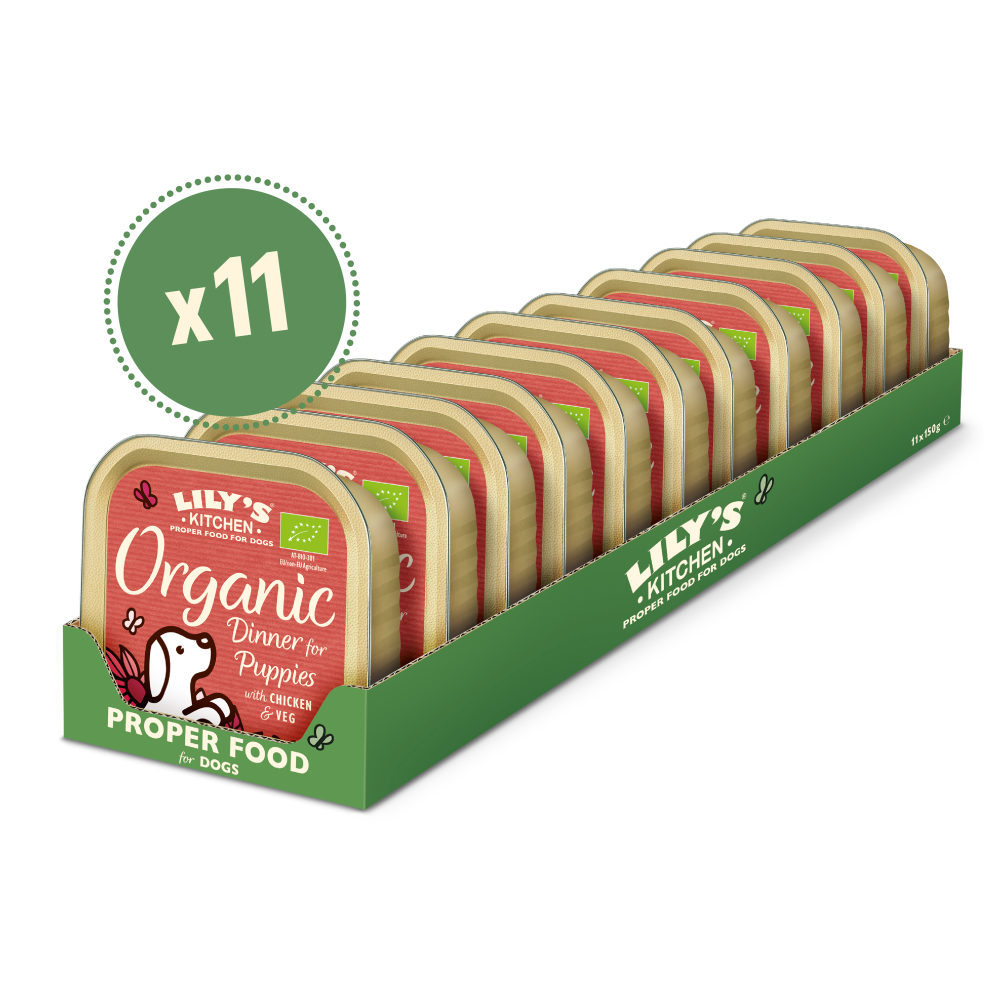 Organic Dinner for Puppies (11 x 150g)