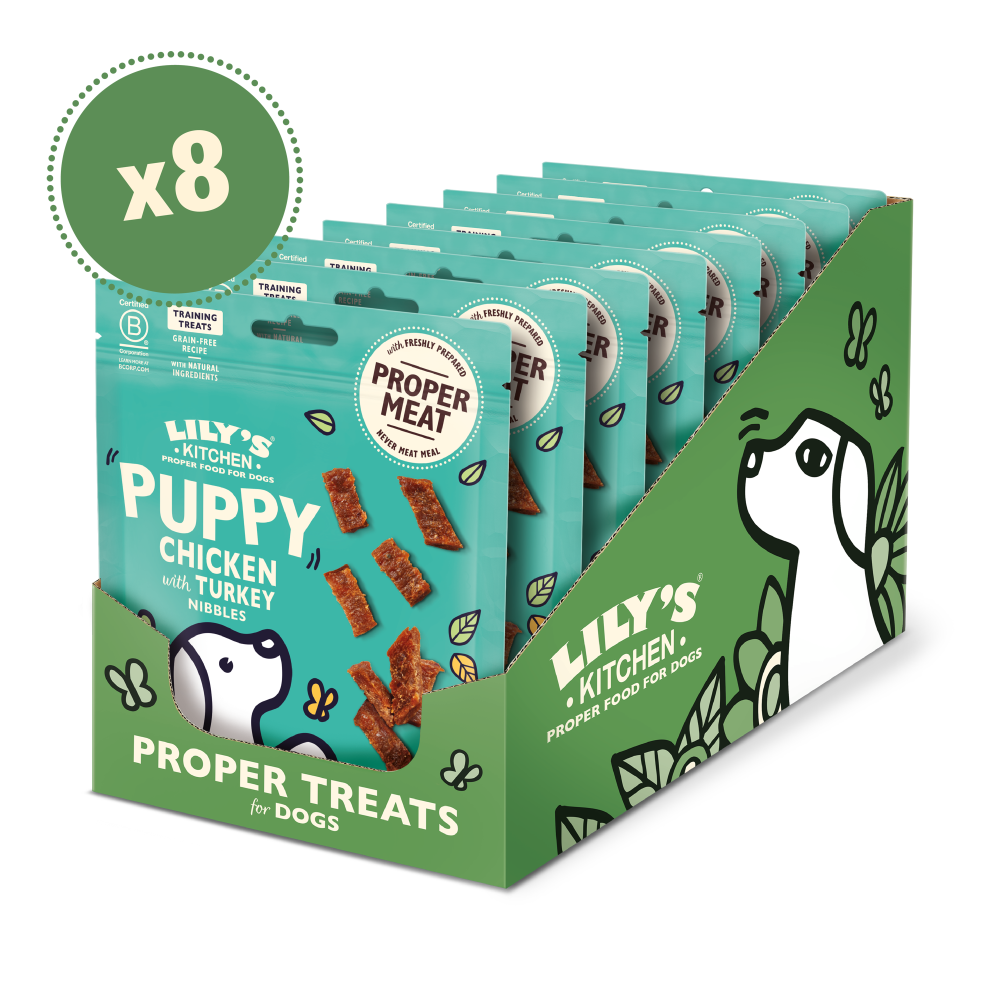 Chicken with Turkey Nibbles Puppy Treats (8 x 70g)