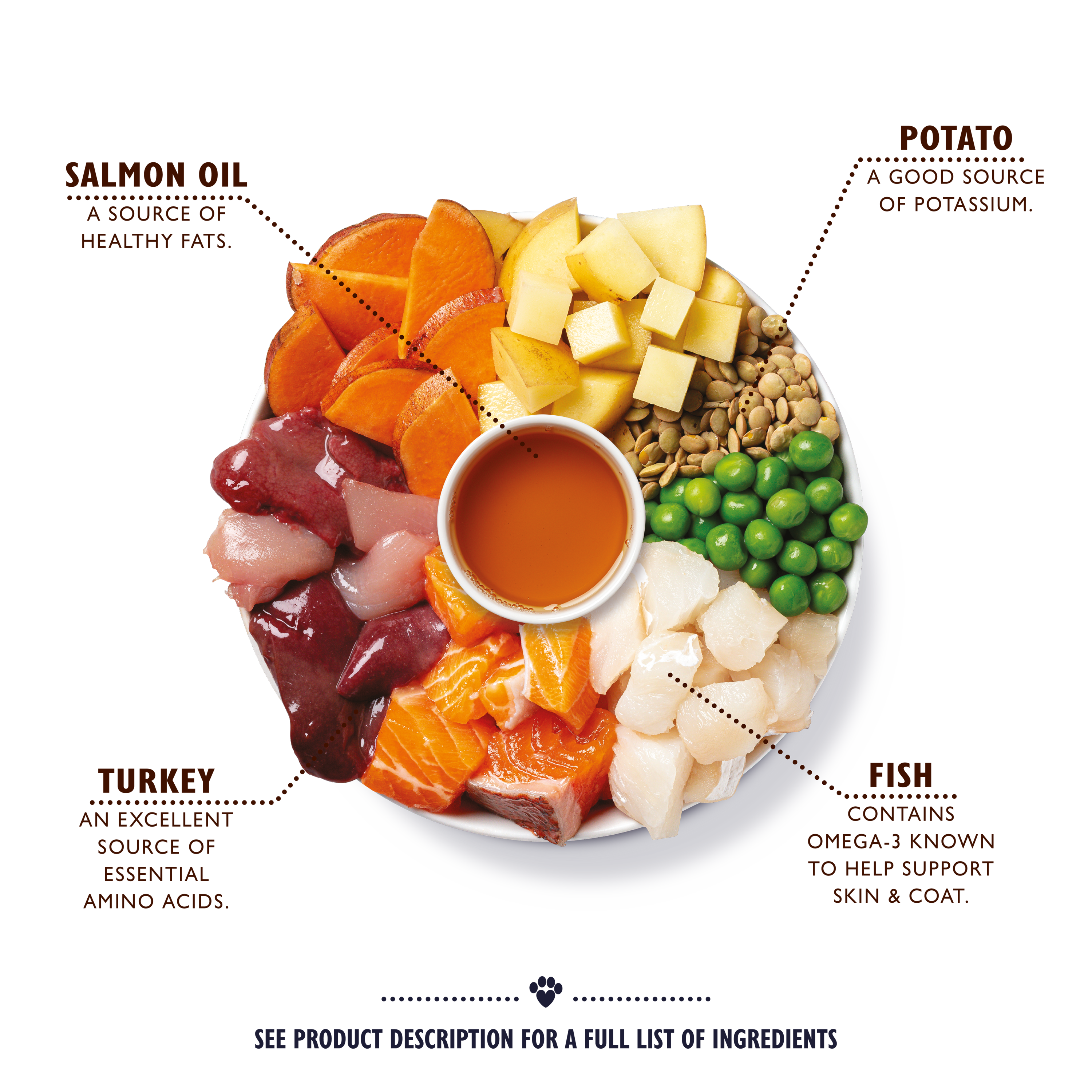 Turkey & Trout Dry Food for Senior Dogs