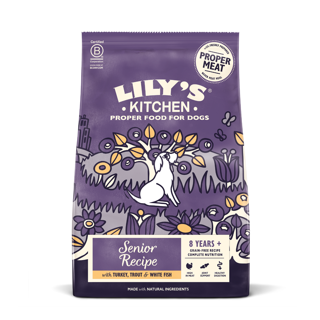 Turkey & Trout Dry Food for Senior Dogs