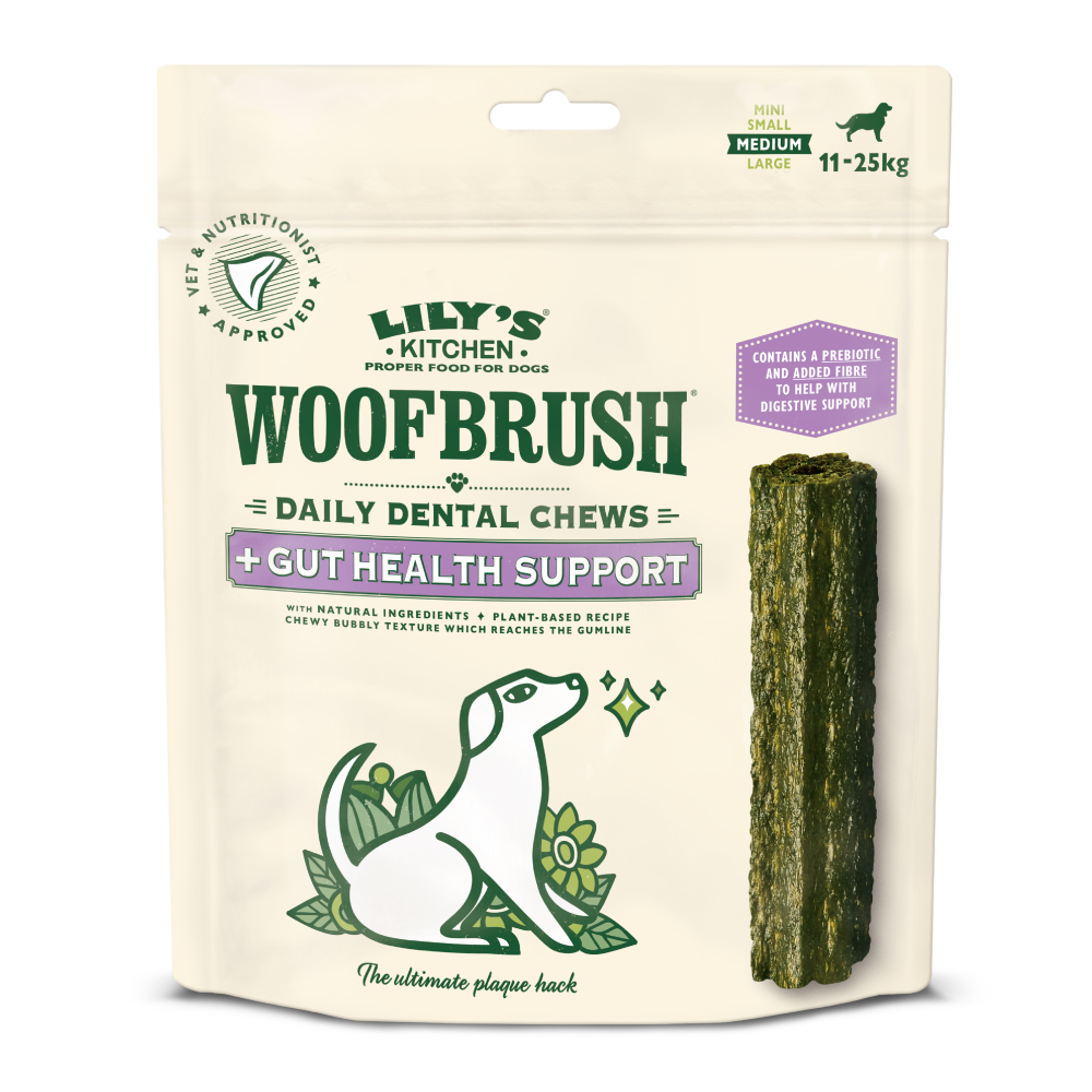 Medium Woofbrush Gut Health Dental Chew (196g multipack)