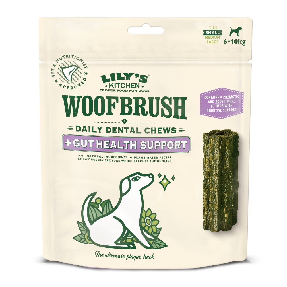 Small Woofbrush Gut Health Dental Chew Multipack (154g)