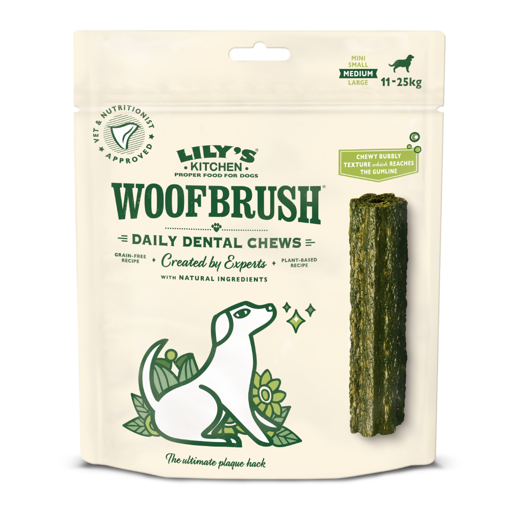 Medium Woofbrush Dental Chew (196g multipack)