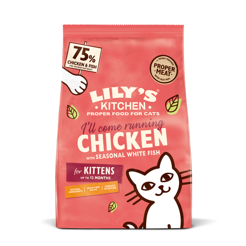 Chicken & White Fish Kitten Dry Food (800g)