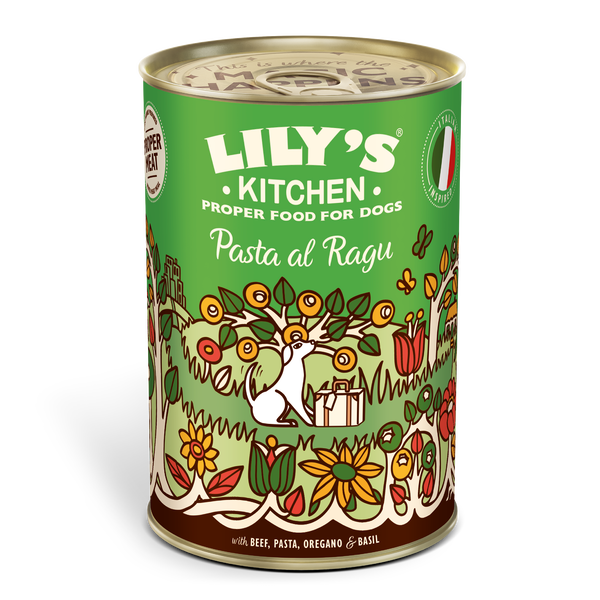 Pasta Al Ragu for Dogs 400g Lily s Kitchen