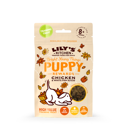 Chicken & White Fish Slices Treats for Puppies