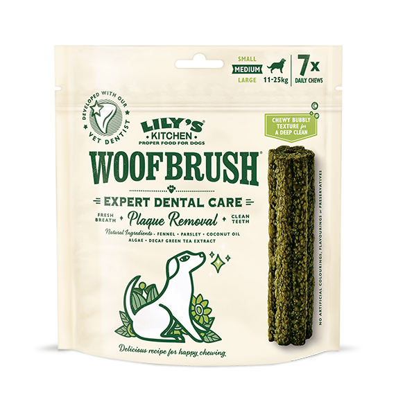 Medium Woofbrush Dental Chew for Dogs 