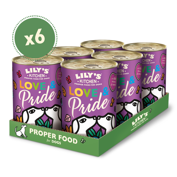 Love & Pride for Dogs (6 x 400g) | Lily's Kitchen