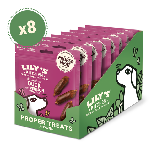 Scrumptious Duck & Venison Sausages (8 x 70g)
