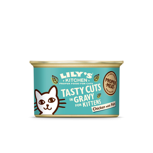Chicken with Fish Tasty Cuts in Gravy for Kittens