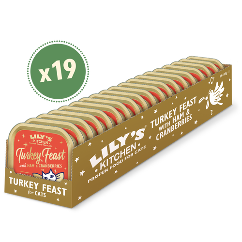 Christmas Turkey Feast with Ham & Cranberries (19 x 85g)