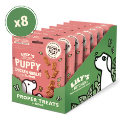 Chicken and Salmon Nibbles Puppy Treats (8 x 70g)