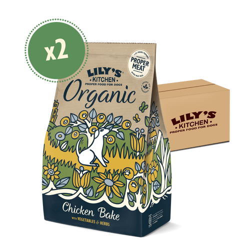 Organic Chicken & Vegetable Dry Food (2 x 7kg)