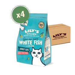 White Fish & Salmon Dry Food (4 x 800g)