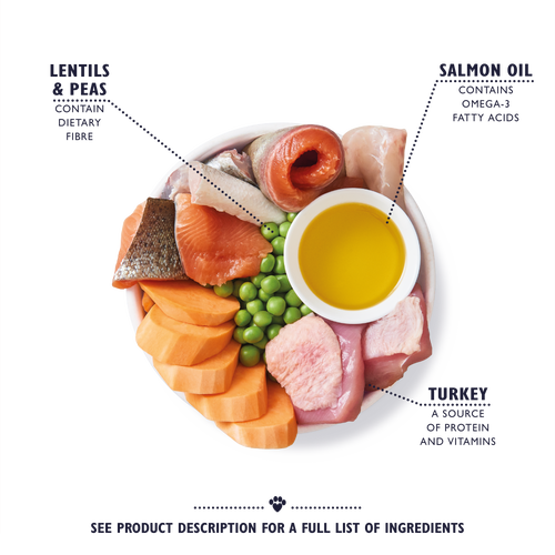 Turkey & Trout Dry Food for Senior Dogs (2 x 7kg)
