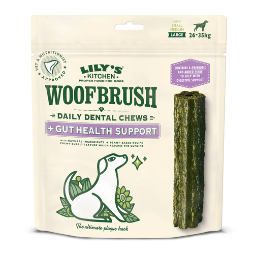 Large Woofbrush Gut Health Dental Chew for Dogs multipack Lily s Kitchen