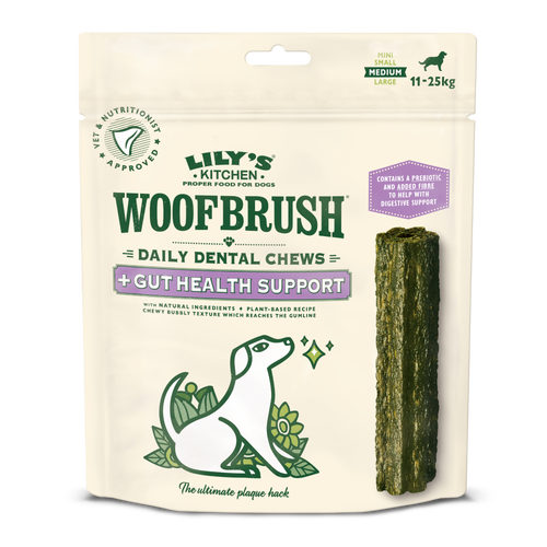 Medium Woofbrush Gut Health Dental Chew (multipack)