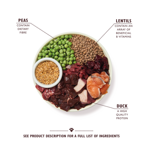 Duck, Salmon and Venison Dry Food