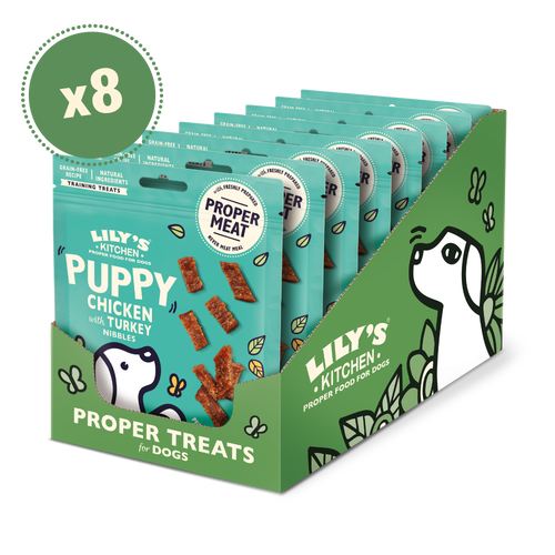 Chicken with Turkey Nibbles Puppy Treats (8 x 70g)