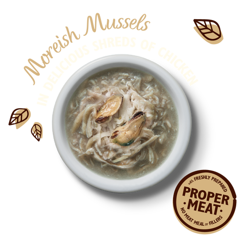 Chicken with Mussel Shredded Fillets (24 x 70g)
