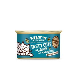 Chicken with Fish Tasty Cuts in Gravy for Mature Cats