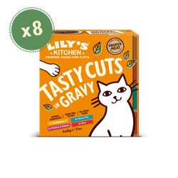 Tasty Cuts in Gravy 8 x 85g Multipack