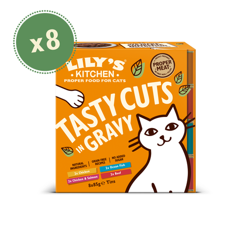 Tasty Cuts In Gravy Multipack For Cats Lily S Kitchen