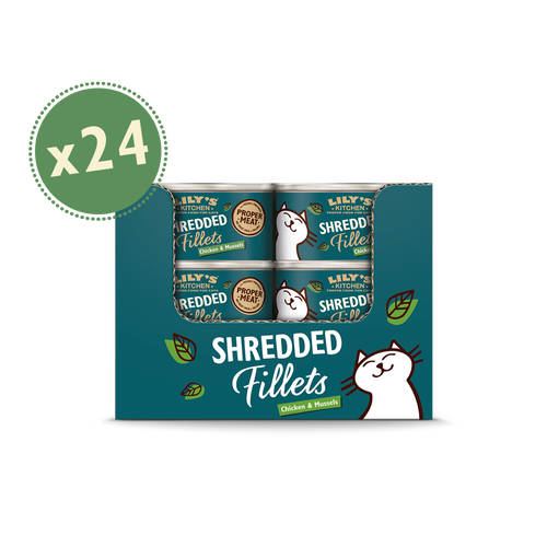 Chicken with Mussel Shredded Fillets (24 x 70g)