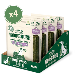 Large Woofbrush Gut Health Dental Chew (4 x multipacks)