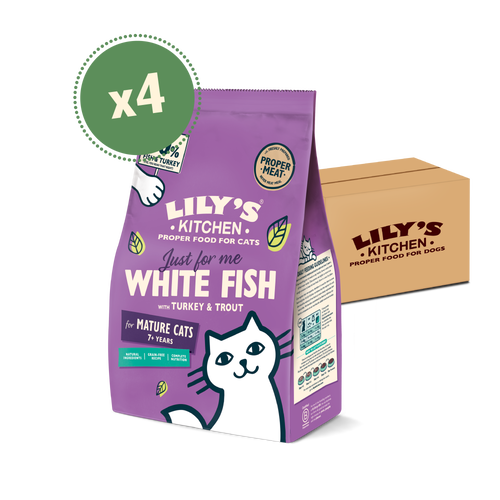 Fish & Turkey Senior Dry Food (4 x 800g)